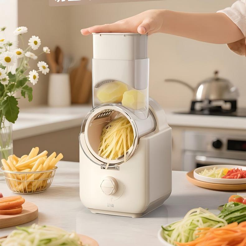 自動多機能ドラム野菜処理ツール電動スライサーシュレッダーおろし金ジャガイモの細断とスライス用
