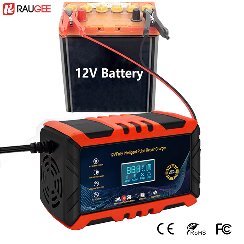10A 12V 車のバッテリー充電器自動車バッテリー充電器車とオートバイ用インテリジェントパルス修理車のバッテリーメンテナ