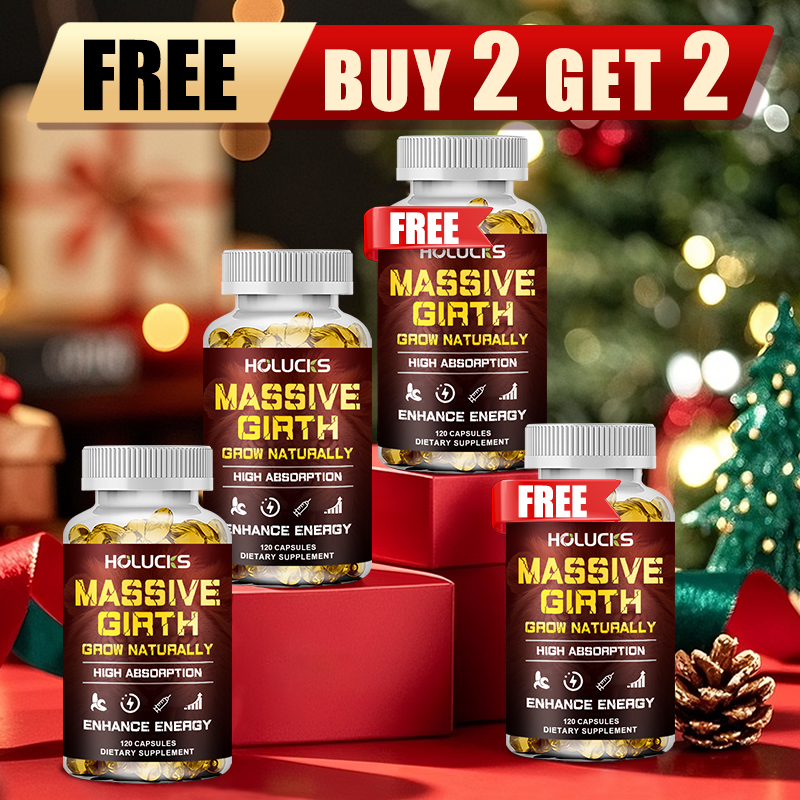 2 個購入すると 2 個無料! Pure Massive Girth カプセル、強化された血流をサポート