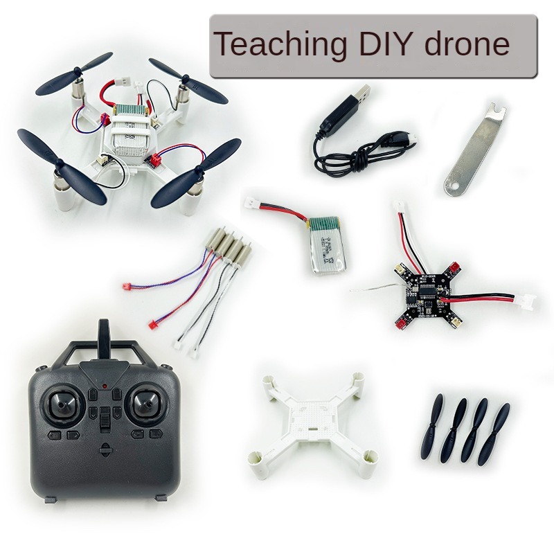 Diy Dron PVC Rc 飛行機ミニドローンおもちゃリモコン学校実験モデル作成 Quadcopter 子供のおもちゃクリスマスギフトゲーム
