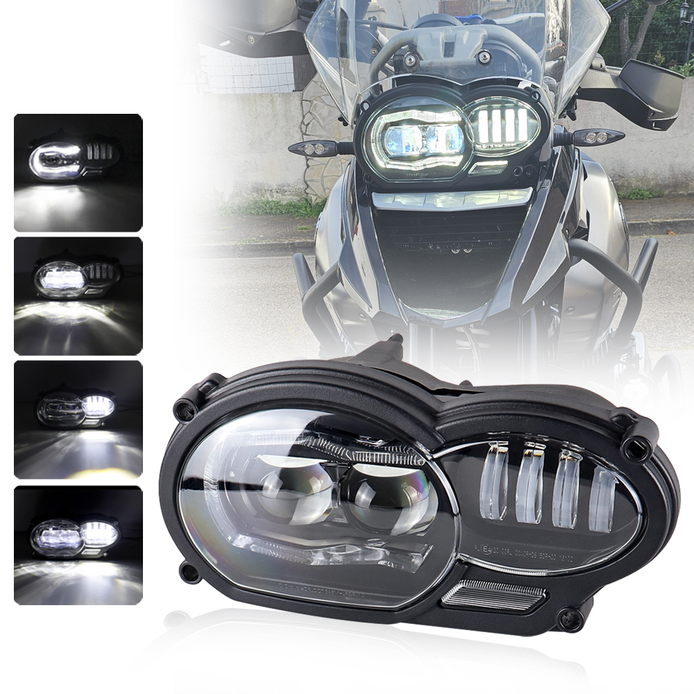 LED オートバイヘッドライトハイロービーム DRL BMW R1200 GS 2005-2012 R1200GS ADV 2006-2013
