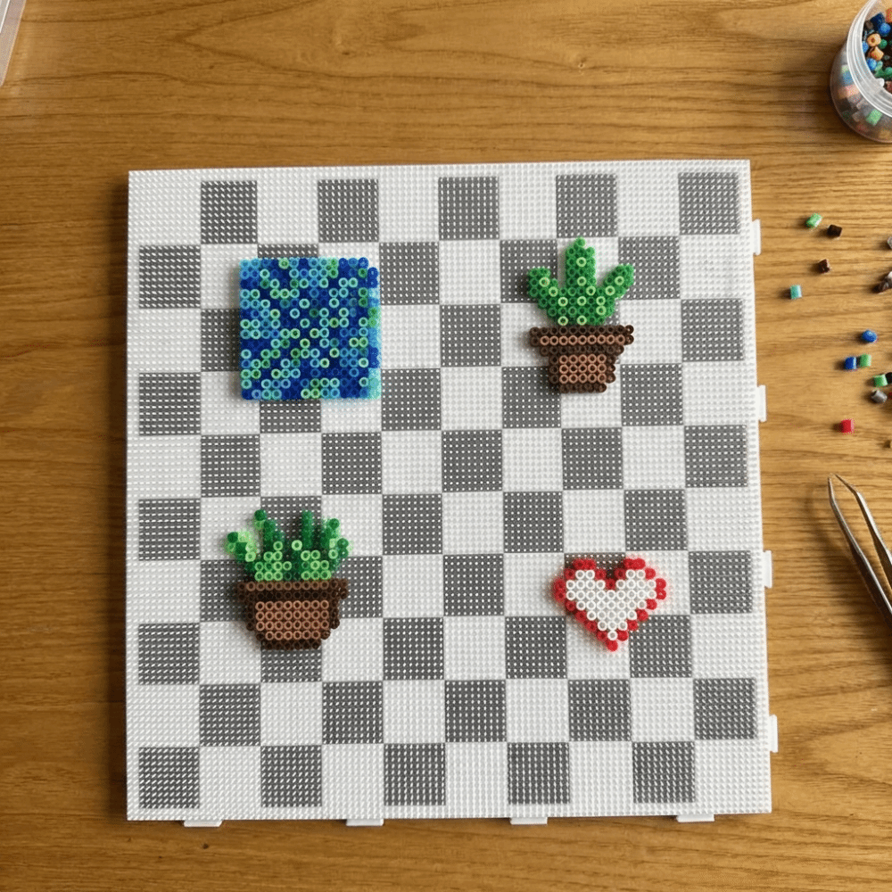ラージ 104 × 104 ピンヒューズビーズペグボード 2.6 ミリメートルビーズ DIY パーラービーズボードクリエイティブ再利用可能なヒューズビーズボードパズル作り