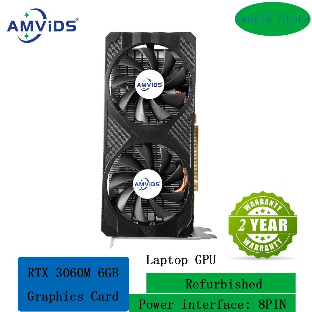RTX 3060 6G グラフィックカード GDDR6 192ビット 非LHR マイニング用ビデオカード GeForce RTX 3060M ゲーミングカード 46-49Mhs