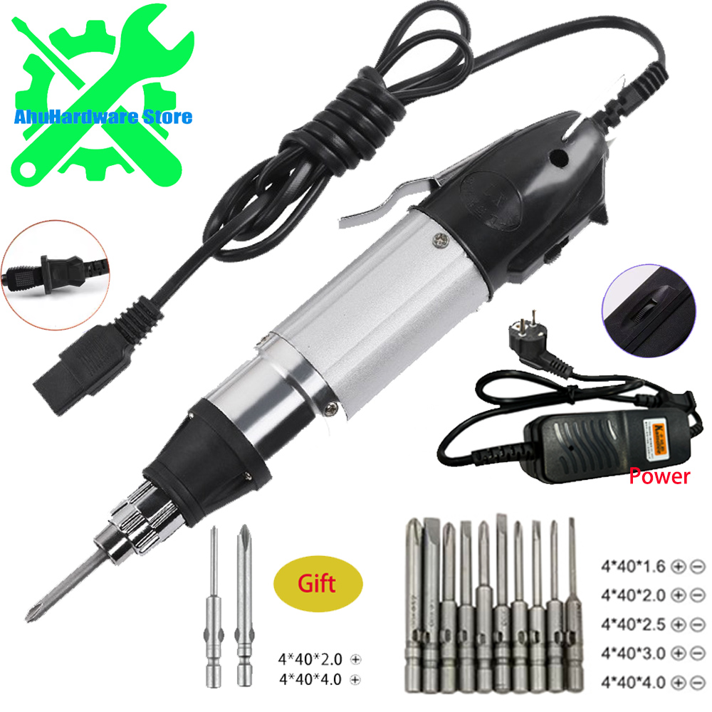 AC110V-220V 高品質 DC 電源電動ドライバー 10 個ビット無段階速度調整修理電動ツール