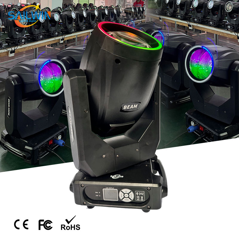 低価格ミニシャーピービーム 200 ワット Cabeza Movil LED スポットレインボー RGBW DJ イベントディスコステージライト 18 プリズム移動ヘッド照明