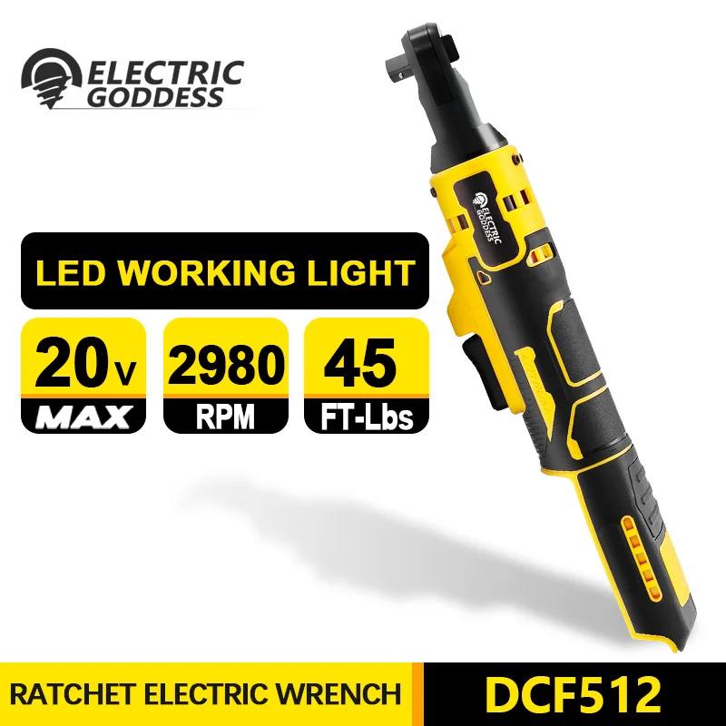 コードレス Dewalt 20V バッテリーピン電動ドライバーラチェットインパクトトルクレンチ電動工具