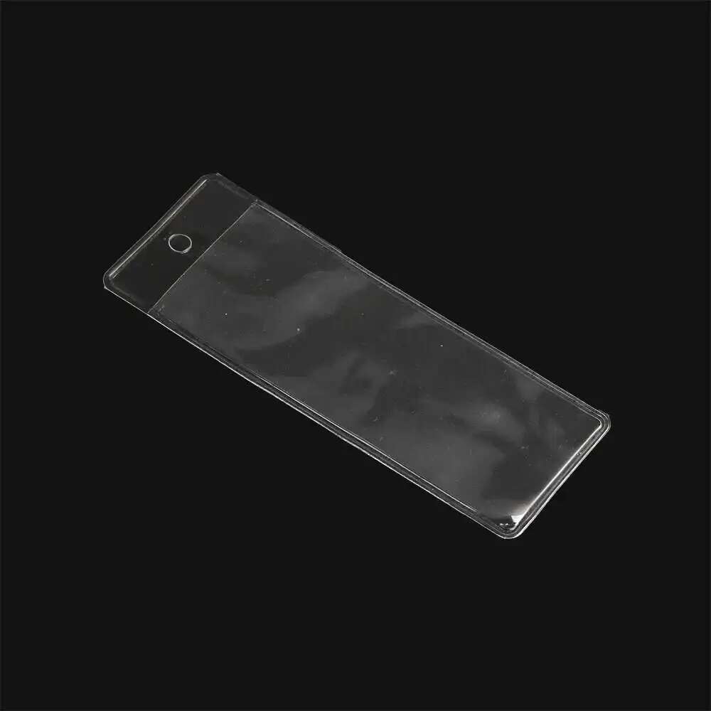 クリアビニール 82 × 212 ミリメートル値札封筒 Pvc ホルダーサインスリーブプラスチックポーチバッグプロテクタージョブチケットカードラベルサンプルポケット