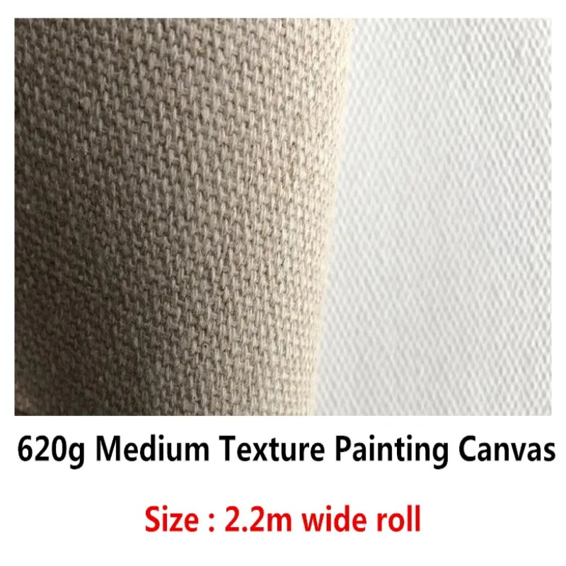 620g medium texture heavy canvas for artist painting 2.2m wide