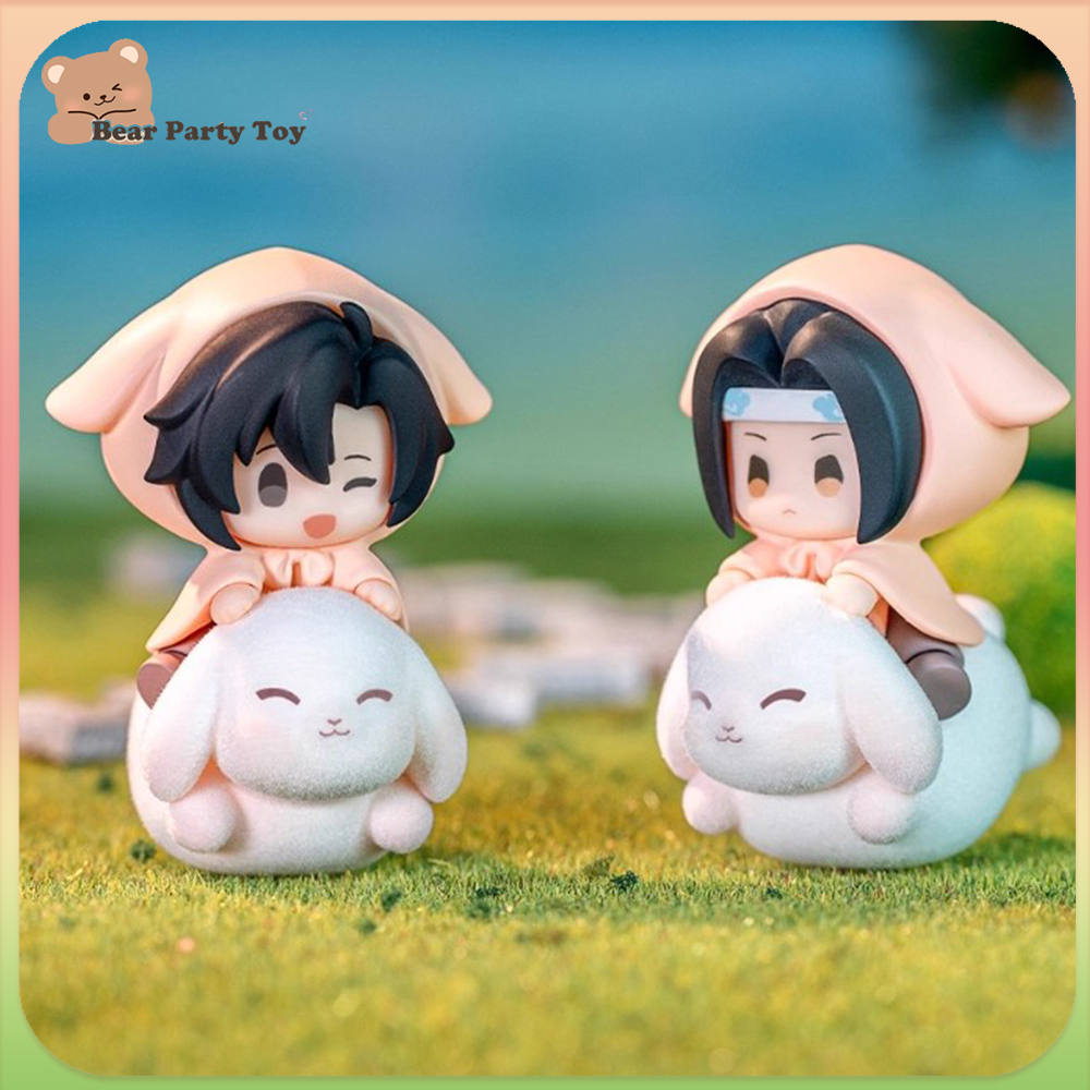 オリジナル Mo Dao Zu Shi かわいいペットライドアフィニティシリーズブラインドボックス魏無羨 Lan Zhan ミニ人形ミステリーボックスアニメフィギュア子供ギフト