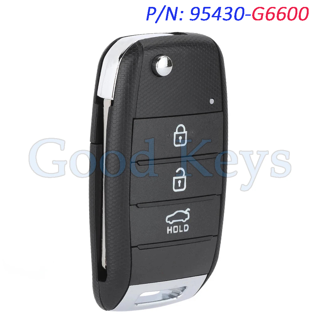 KEYECU 95430-G6600 リモート自動キーフォブ Kia Picanto 2017 2018 2019 OKA-NO.39/ 876T 433MHz KEYDIY ユニバーサルリモコン作成