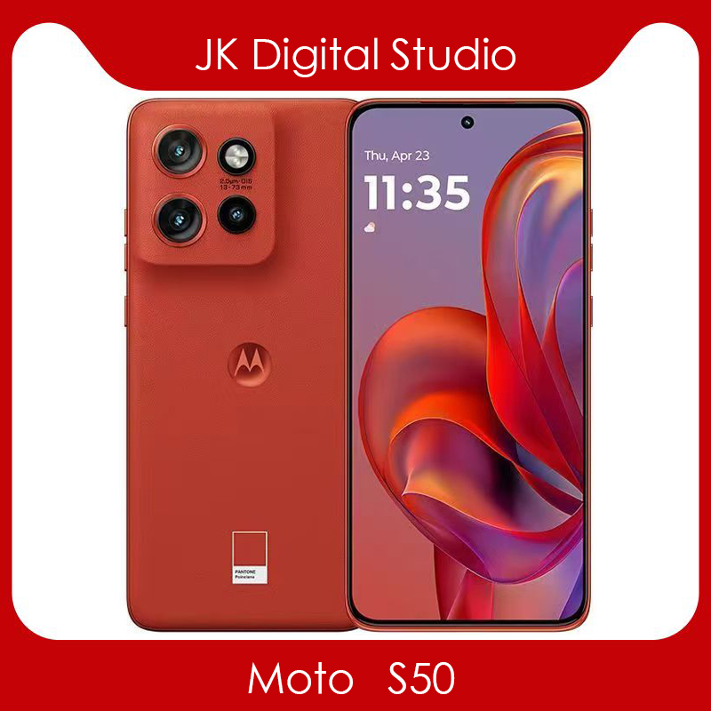 オリジナルレノボ Moto S50 5 グラム携帯電話 MTK ディメンシティ 7300 6.36 インチ POLED 4310Mah 68 ワット充電器 50MP カメラ NFC