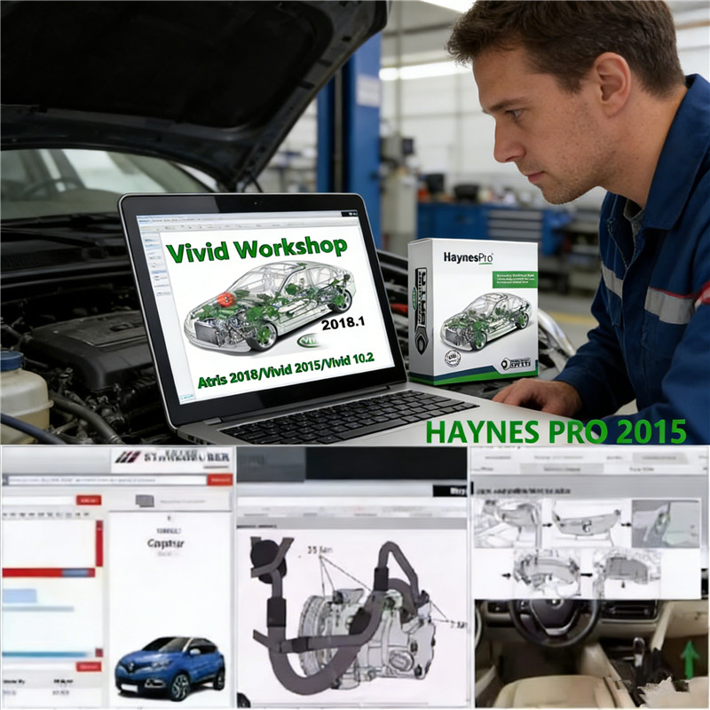 Newest HAYNES PRO vivid Workshop Data 2018.01v Parts Catalog Automotive Atris -technik Europe Repair Software 2015 Garag