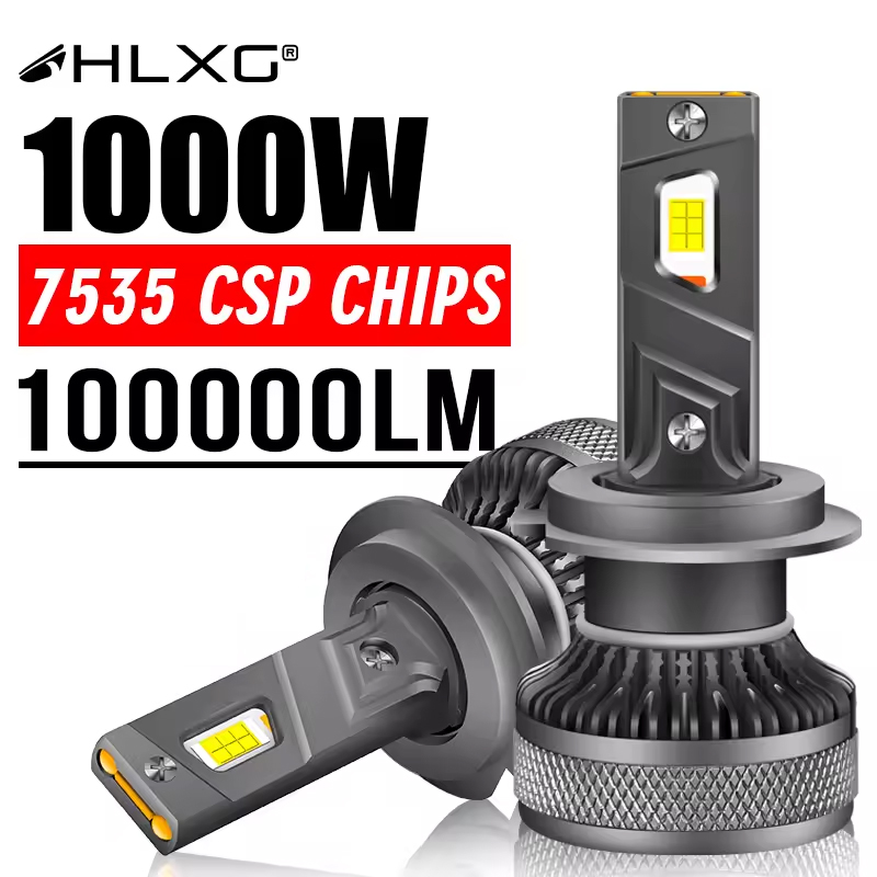 HLXG H4 LED H7 H11 Canbus ヘッドライトハイパワーエラーなし CSP H1 H8 9005 HB3 9006 HB4 9012 HIR2 ターボランプ 6000K 4300K 車のライト