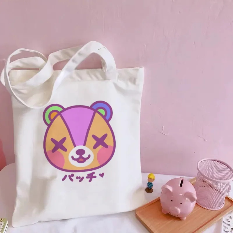 どうぶつの森かわいいショルダーキャンバスバッグ原宿大容量メッセンジャー女性かわいいバッグヴィンテージプリントおかしいショッピングバッグ