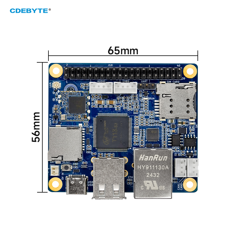 シングルボードコンピュータ T113-S Raspberry Pi 3A Linux CDEBYTE ECB31 シリーズ 産業グレードサポート ギガビット Wi-Fi5 4G