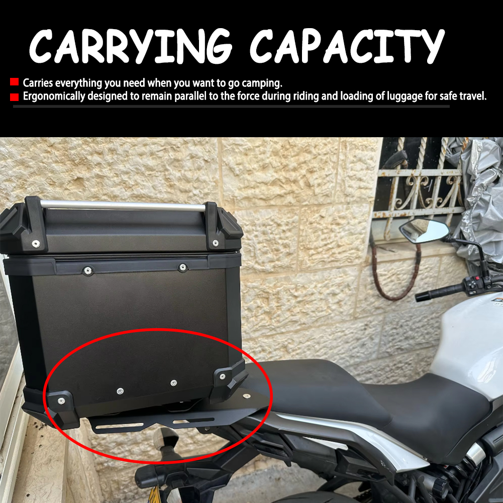 Motorcycle Rear Luggage Rack  Fit On Versys-650 Carbon Steel Support Cargos Carrier Bracket For Kawasaki Versys 650 2015-2023