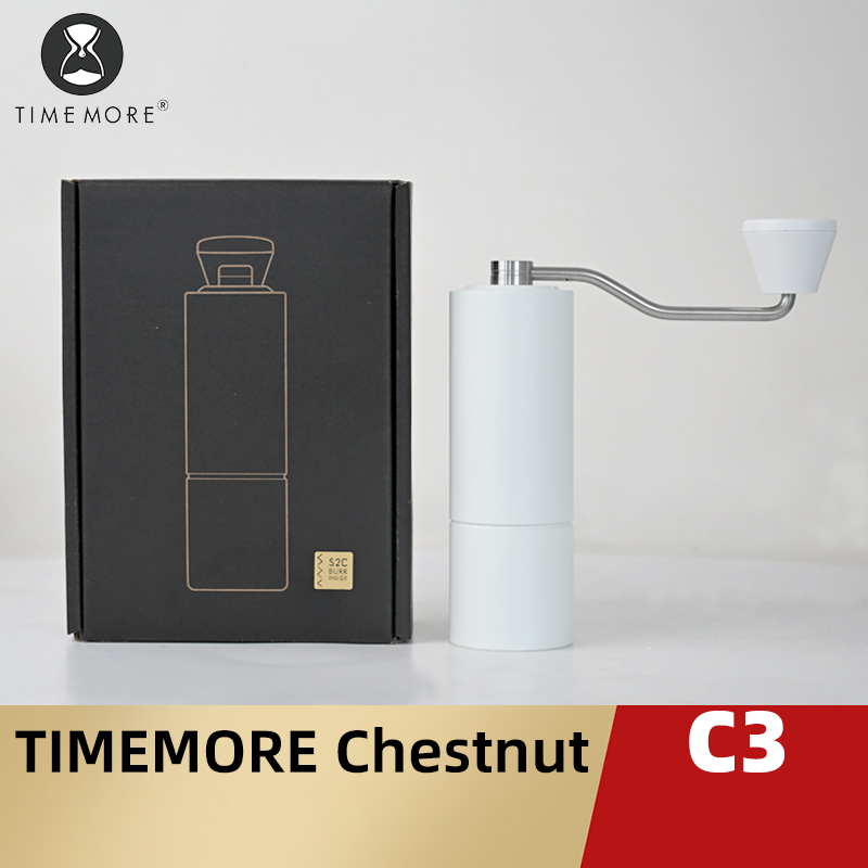 TIMEMORE 栗 C3 手動コーヒーグラインダーポータブルエスプレッソグラインダー S2C バリ内側ハンドグラインダーダブルベアリング