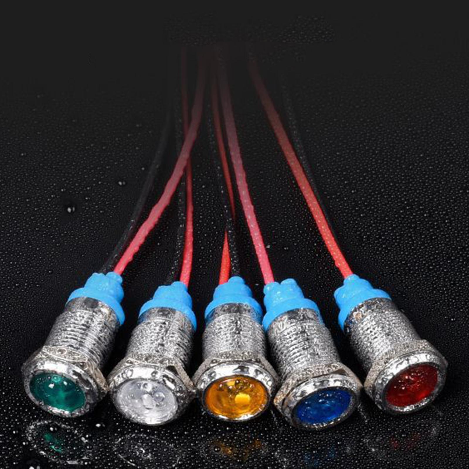 オートバイ用の高品質LEDメタルインジケータライト、防水性と耐久性