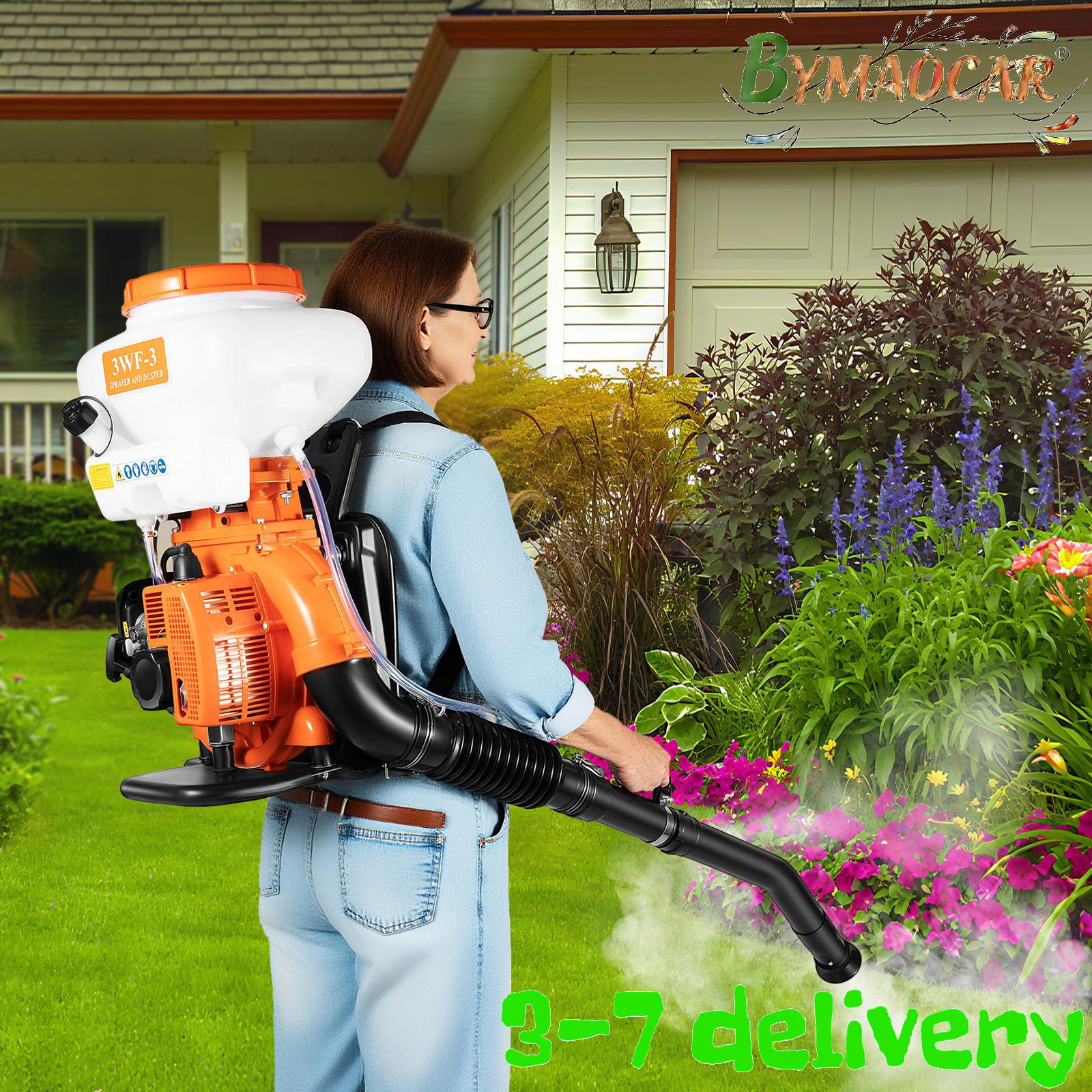 スプレーダスター 14L 農業ミスト消毒噴霧器マシン 2.13KW 39.4ft 範囲バックパック噴霧器農場庭害虫駆除用