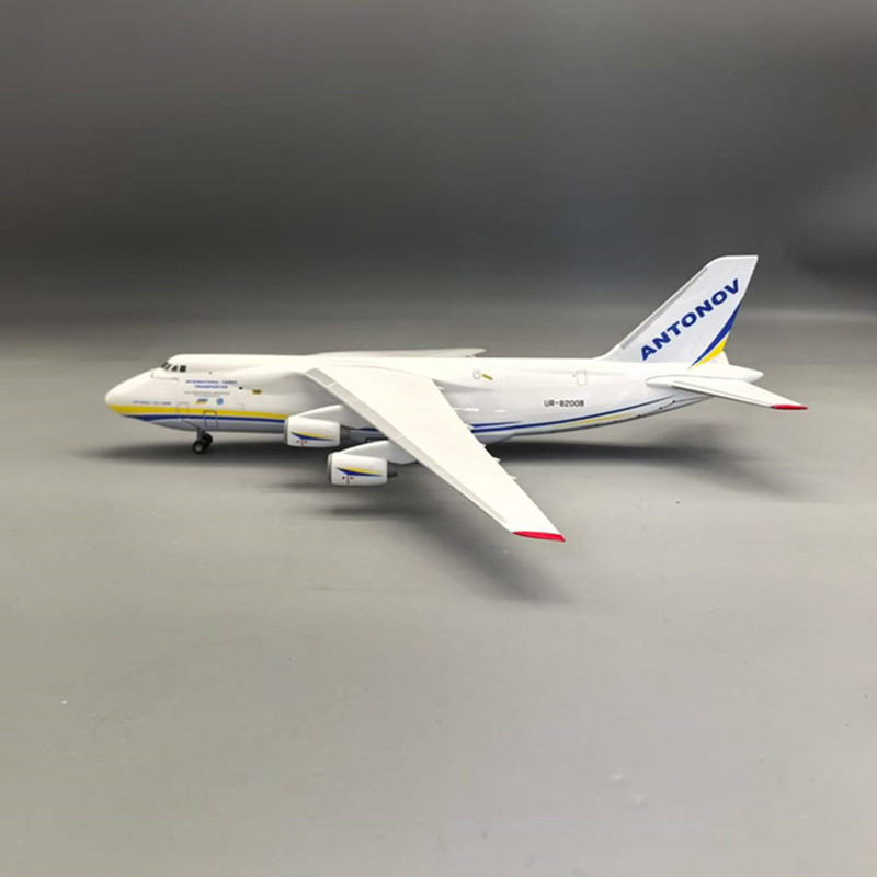 1/165 ウクライナ An-124 輸送 42 センチメートル飛行機合金航空機レプリカモデルアントノフ An124 飛行機ベース飛行機おもちゃコレクション