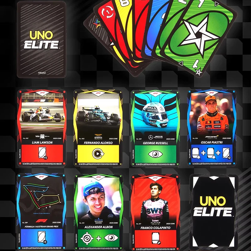 UNO エリート HotWheels F1 レーシング/ノー マーシー コレクターズ エディション カードゲーム プレミアム トランプ ボードゲーム おもちゃ ホリデー ギフト