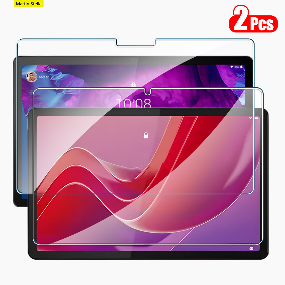 2 個スクリーンプロテクター強化ガラス Lenovo Tab M10 Plus 3rd 2nd 1st Gen M11 P11 Pro タブレット Lenovo フィルム用