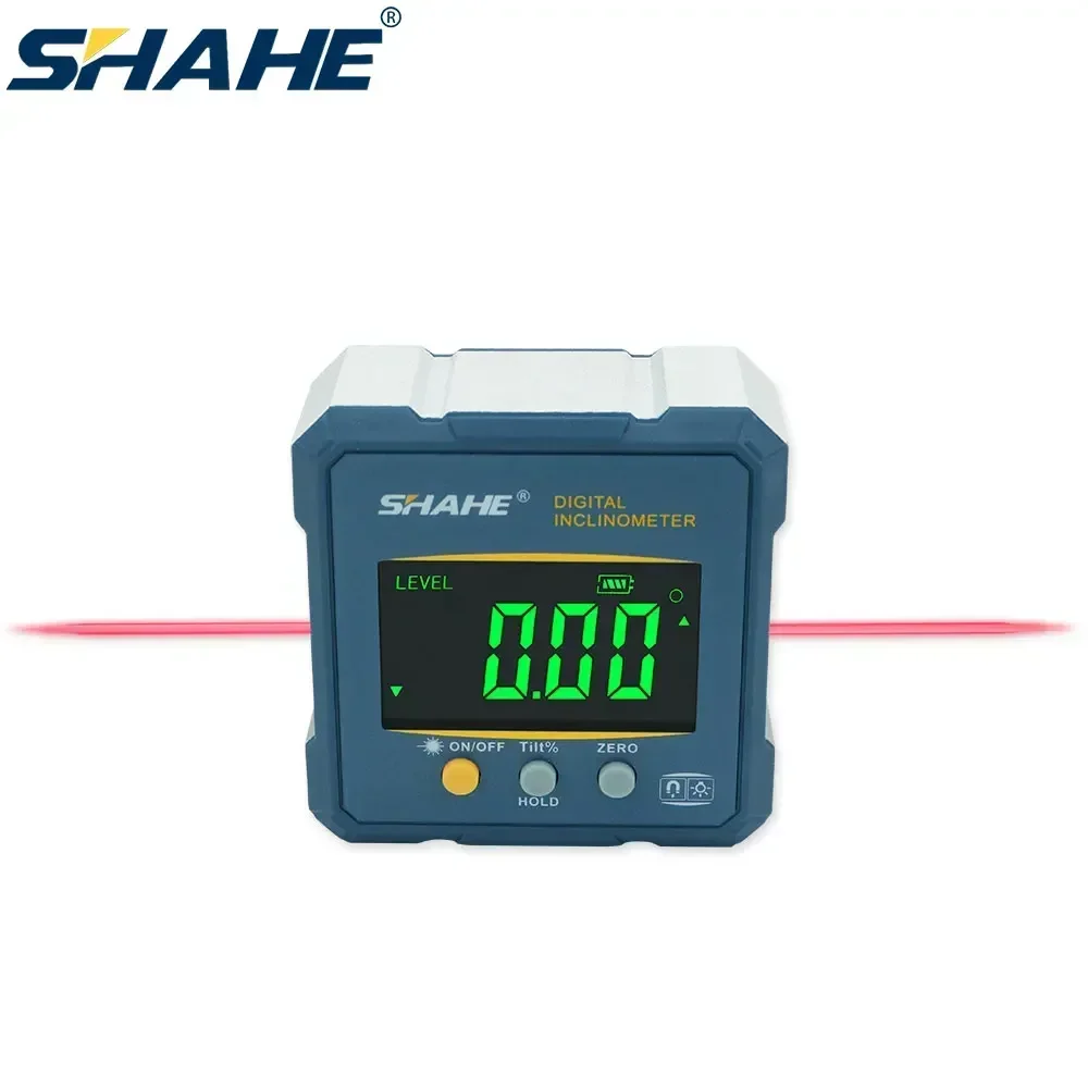 SHAHE 3 1 ラインデジタルレベルツール 4 サイドマグネットマイターソー分度器、電子レベル、測定