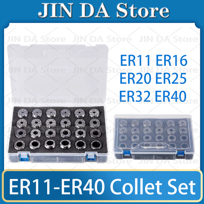 ER コレットセット ER11 ER16 ER20 ER25 ER32 高精度 0.005 0.008 ミリメートル ER スプリングクランプツールホルダー ER コレットセット