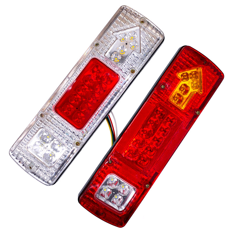 2 個 LED トラックテールライトバーボートトレーラーピックアップ RV キャンピングカーバン用ウインカーブレーキ逆走表示ランプストップライト