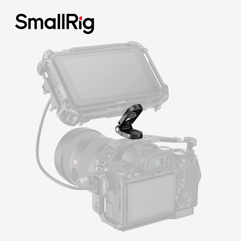 SmallRig 折りたたみ式ミニ L 型マウント プレート 1/4"-20 付き