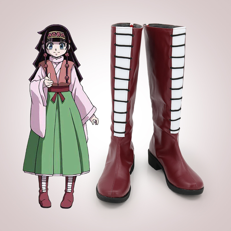 在庫ありアニメ HxH アルカ アルカ ゾルディック コスプレ靴 ブーツ