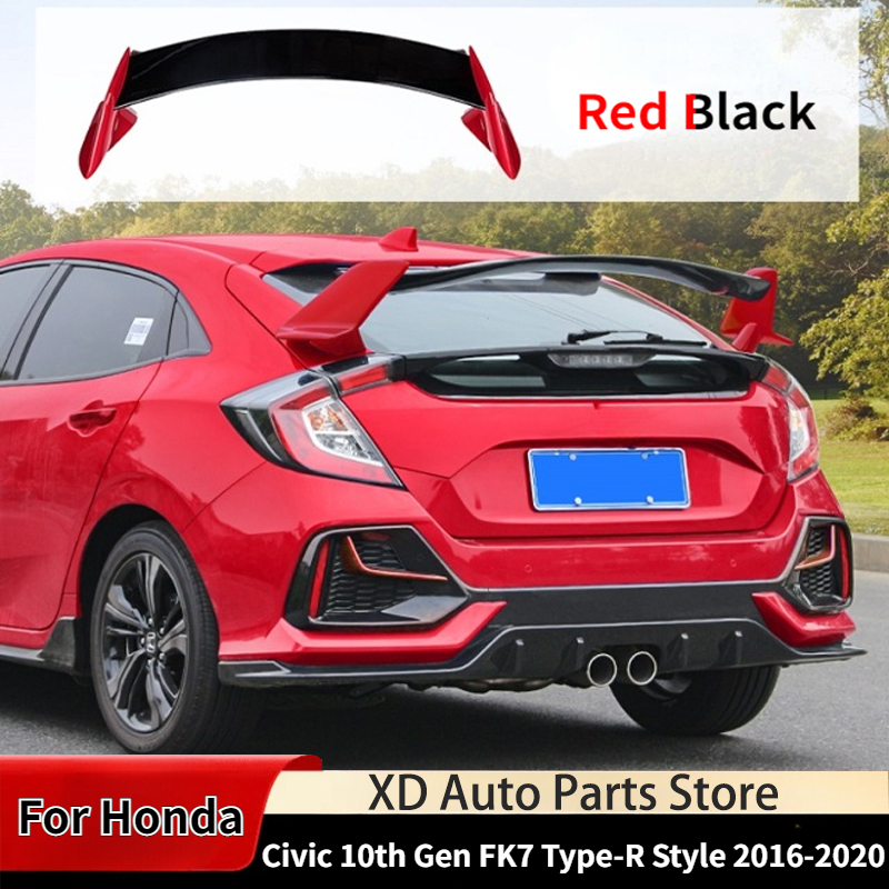 ホンダ Civic10th 世代 FK7 2016-2020 ハッチバックリアスポイラータイプ R スタイルチューニングルーフウイングトランクリップ装飾ボディキットチューニング