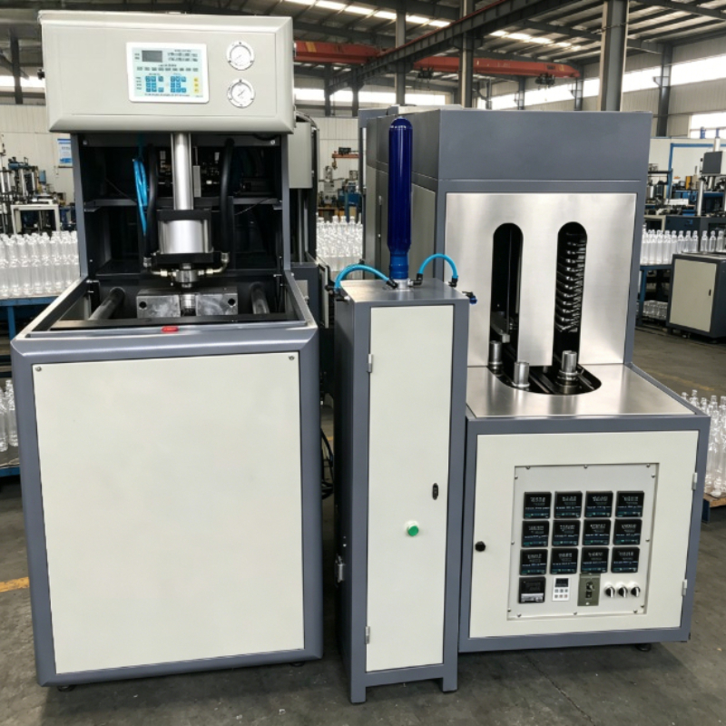 カスタマイズされた80BPH 20Lペットビール瓶吹く機械自動ブロー成形ペットボトル機械