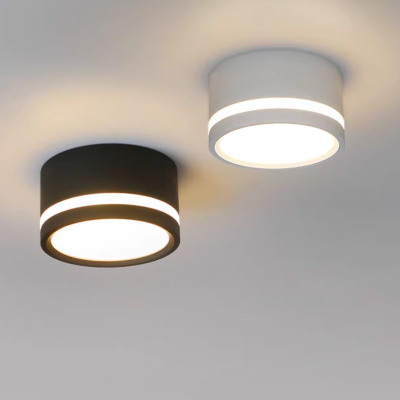 調光可能な AC110V 220V 5W 7W 9W 12W 15W LED ダウンライトスポットライト表面実装 LED シーリングライト屋内玄関、リビングルーム用