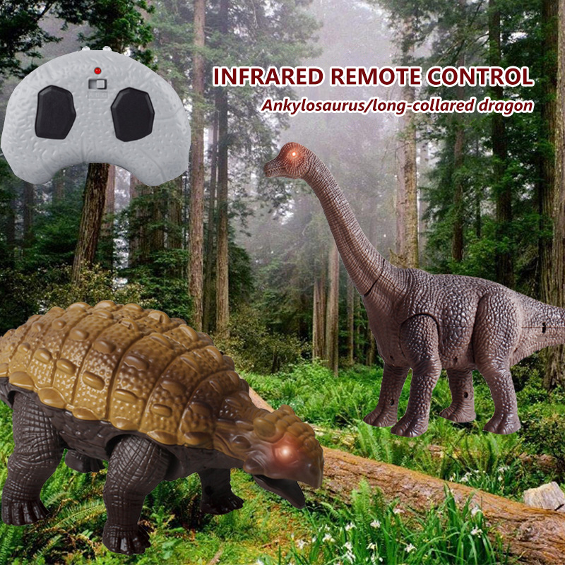 RC 恐竜シミュレーション動物リモートコントロールおもちゃアンキロサウルスクリエイティブノベルティパズルモデルのおもちゃ男の子クリスマスキッズギフト