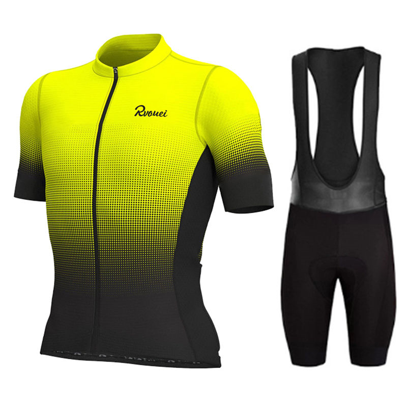 Rvouei 新プロチーム 2026 サイクリングジャージセット夏通気性自転車メンズ MTB バイク服マイヨ Ropa Ciclismo 制服スーツ