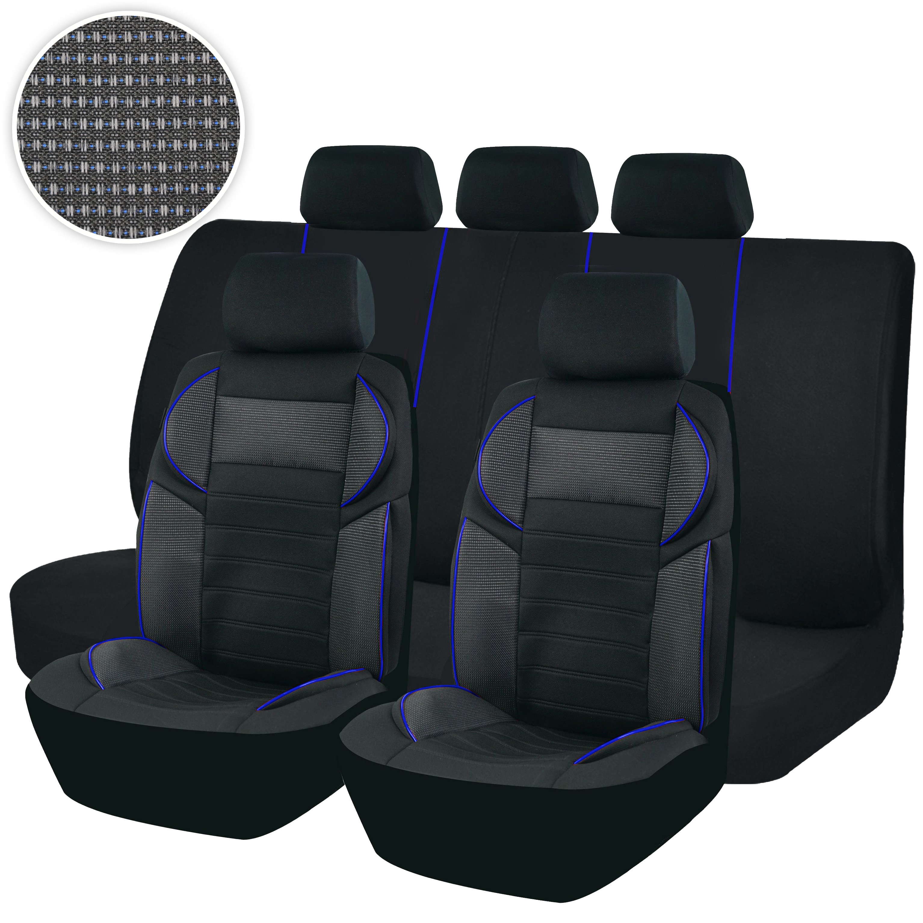ユニバーサル 4 ミリメートルカーシートカバー高級スポンジスタイルほとんどの車の Suv トラックにフィットスポーツデザインシートカバーカーシート