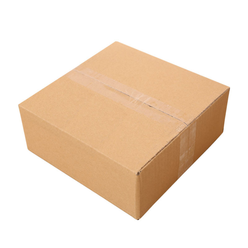段ボール箱 100個入り 6x4x2インチ（15.2×10.2×5.1cm）黄色
