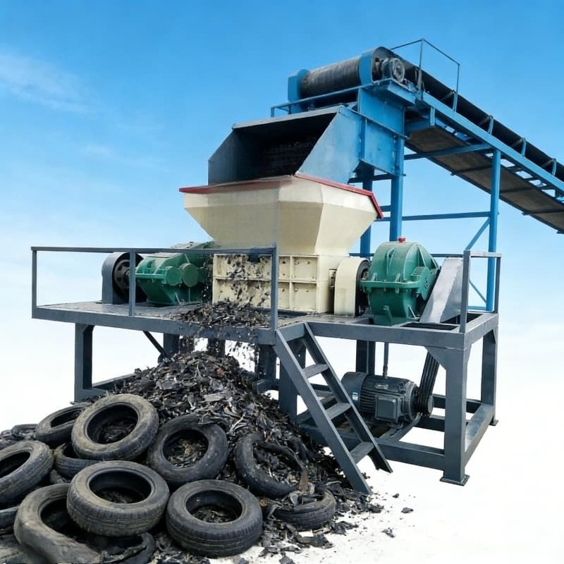 Lumber Shredder Industrial Shredder Timber Mill Waste Sawmill Slabs Edgings Bark Shredding Biomass Boiler Fuel Customized Sale
