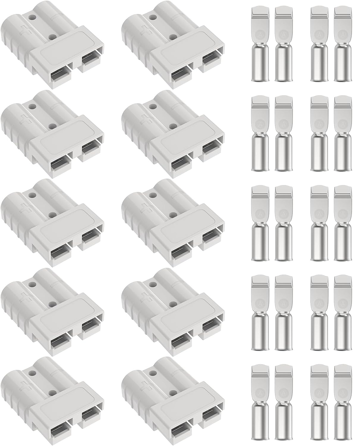 10 個 50A/120A/175A/350A アンダーソンスタイルプラグコネクタ 12-24V DC バッテリークイックコネクタ切断プラグモーターウインチトレーラー用
