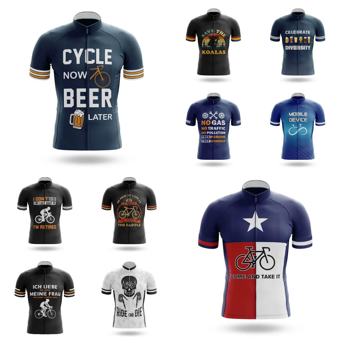 Cycle Now ビールサイクリングジャージ服 Mtb 男性衣類機器プロフェッショナルシャツショーツ男性ジャンパーサマーバイクジャージよだれかけ