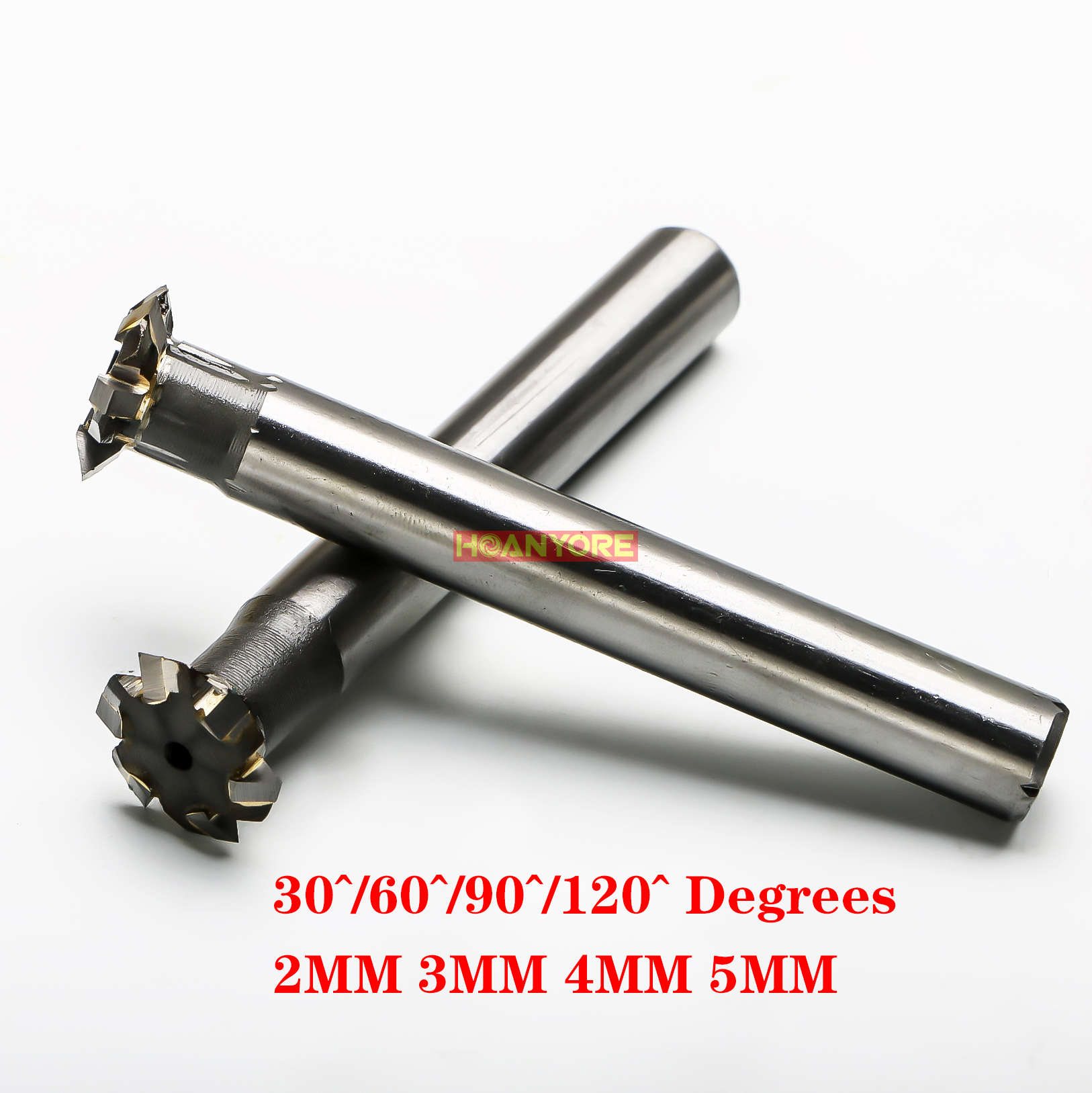 TスロットD16 D20 D25-60/90/120度超硬二角フライス加工、ステンレス鋼、鋳鉄、銅、アルミ