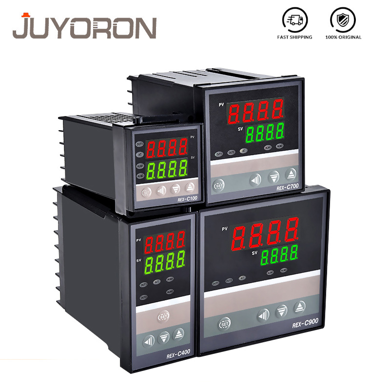 PID デジタル温度調節器 REX-C100 C400 C700 C900 サーモスタット SSR リレー出力