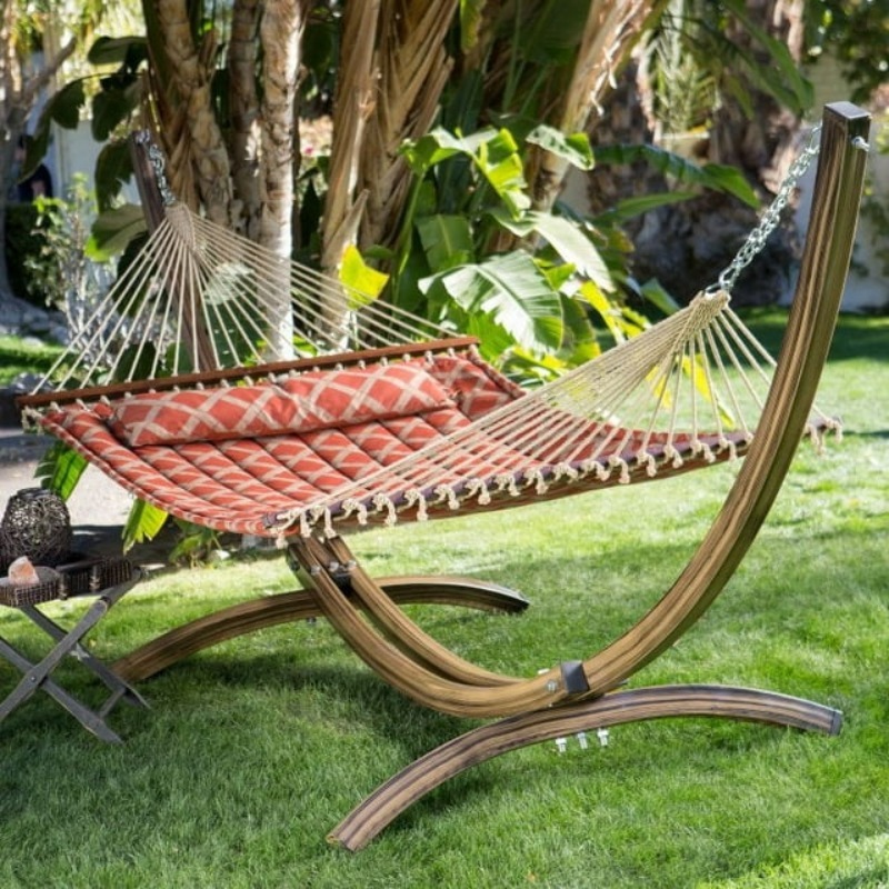 2026 Free Standing Hammock Wooden Free Standing Hammock Wooden Garden Hammock