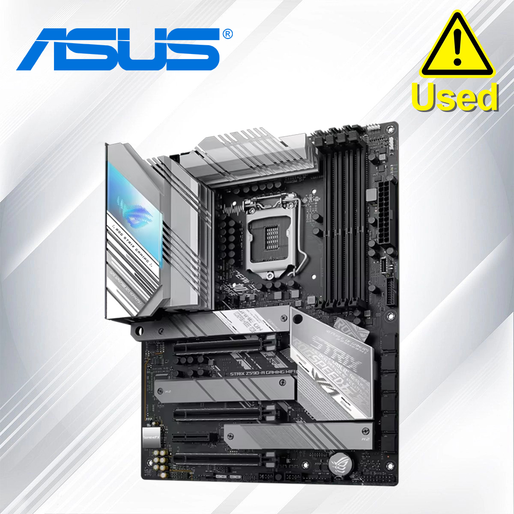 ASUS ROG STRIX Z590-A ゲーム WIFI マザーボードソケット LGA1200 CPU DDR4 5333(OC) メモリチップセット Z590 ATX メインボード