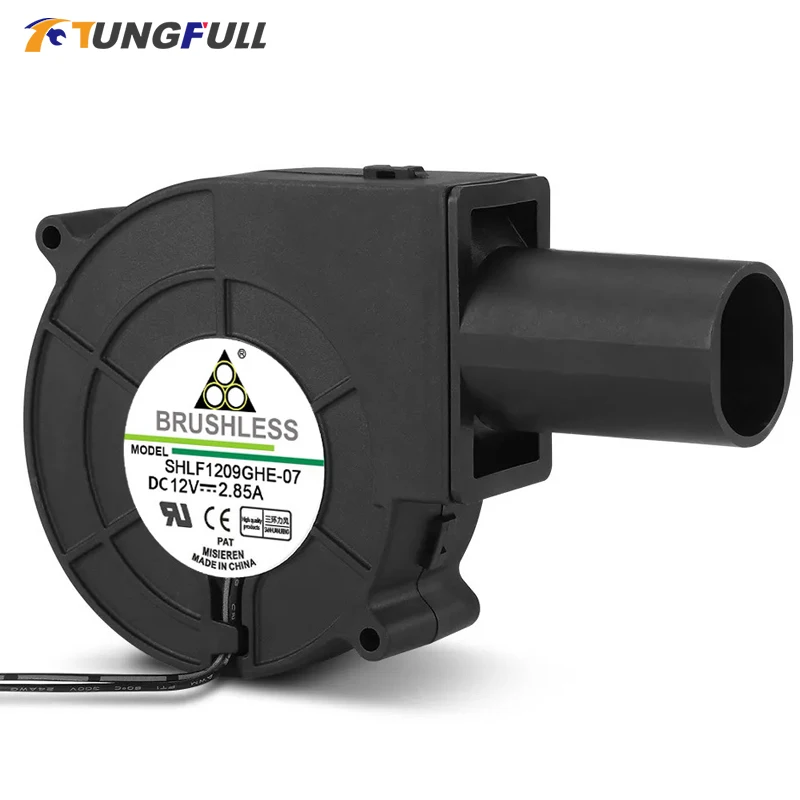 可変速大風量送風機 220V に 12V 廃油ストーブ薪ストーブターボファン高風量ターボブロワーファン