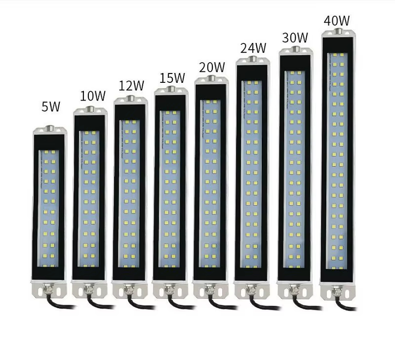 LED ワークショップライト CNC マシンチューブ工業用照明工作機械用 LED ワークランプ 220V 24V アルミ合金 IP68 LED ランプ