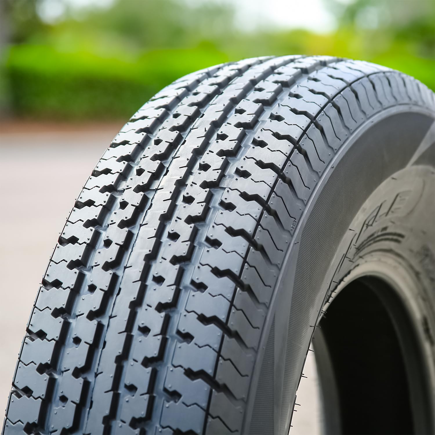 Radial II プレミアム トレーラー タイヤ ST205/75R15 111/106L 荷重範囲 E 10 プライ BSW ハンモック スタンド