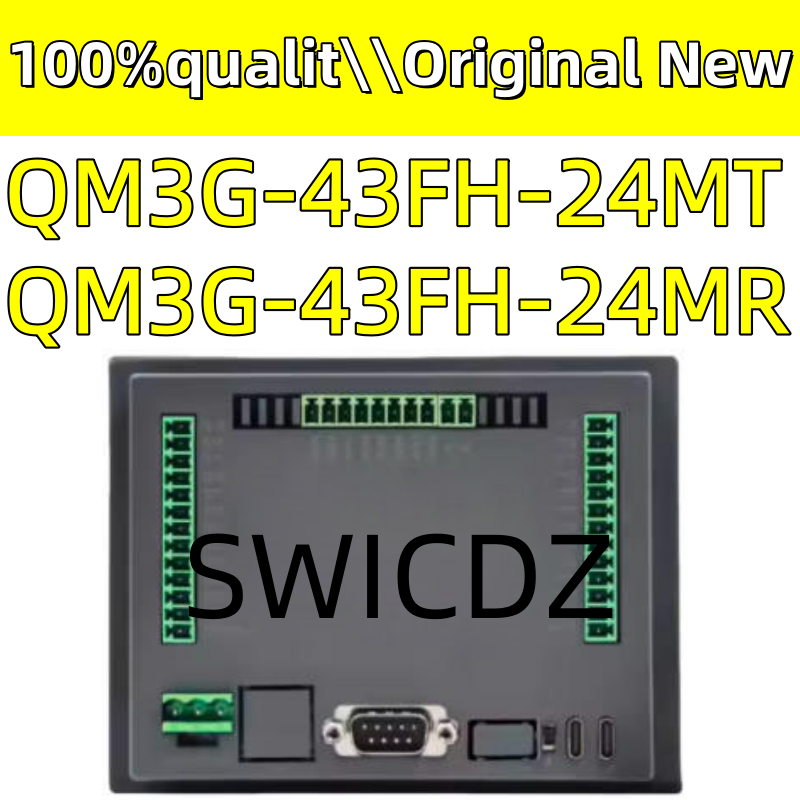 100% 新しいオリジナル PLC コントローラ QM3G-43FH 産業用オールインワン PLC プログラマブル ロジック コントローラ タッチスクリーン