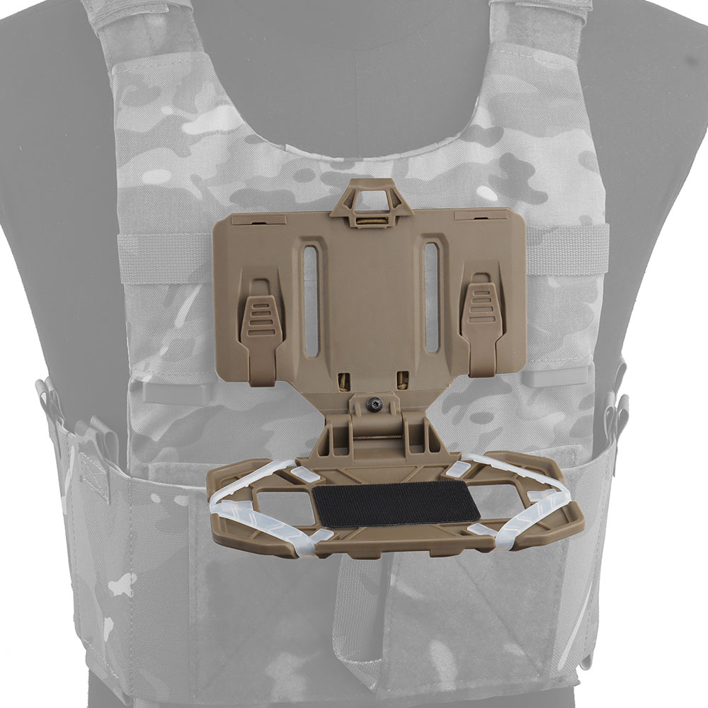 戦術 MOLLE 折りたたみナビゲーションボード携帯電話ナビゲーターホルダーマップチェストバッグ管理者パネル狩猟ベストギア